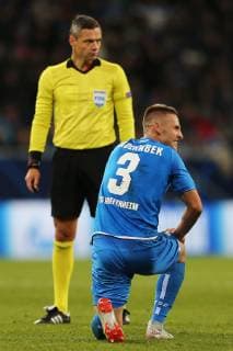 02 10 2018 xtvx Football UEFA Champions League TSG 1899 Hoffenheim Manchester City FC emspor v l Referee Damir Skomina Pavel Kaderabek TSG 1899 Hoffenheim Portrait DFL DFB REGULATIONS PROHIBIT ANY USE OF PHOTOGRAPH as IMAGE SEQUENCES and or QUASI VIDEO Sinsheim