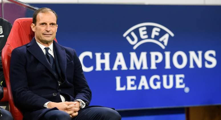 Amsterdam Netherlands 10 04 2019 UEFA Champions League 2018 19 Season Quarter finals Quarter finals Ajax Amsterdam Juventus Turin coach Massimiliano Allegri JUV Watch looks on DeFodi001