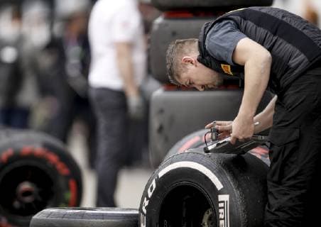 Motorsports: FIA Formula One World Championship WM Weltmeisterschaft 2019, Grand Prix of China, Pirelli, tire, tires, tyre, tyres, wheel, wheels, Reifen, Rad, feature Shanghai China
