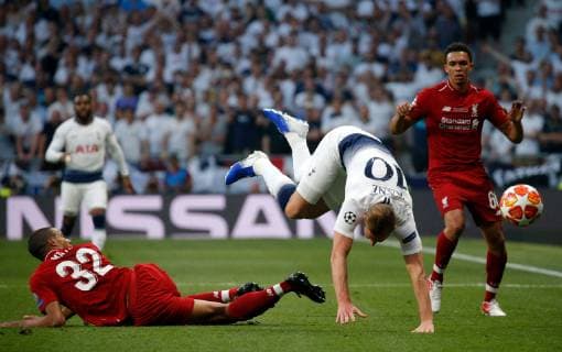 SOCCER - CL, Tottenham vs Liverpool MADRID,SPAIN,01.JUN.19 - SOCCER - UEFA Champions League, final, Tottenham Hotspur vs Liverpool FC. Image shows Joel Matip (Liverpool) and Harry Kane (Tottenham). GEPAxpictures xDavidxRodriguez