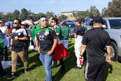 June 15, 2019 EUM20190615DEP04 JPG CIUDAD DE MEXICO SoccerSeleccion Mexicana June 15, 2019 Aspects of Mexican fans prior to the match between the Mexican and Cuban National Teams, Gold Cup dispute at Rose Bowl Stadium Photo Agency EL UNIVERSALEELG Latin News June 15, 2019 - ZUMAu78_ 20190615_zaf_u78_045 Copyright: xElxUniversalx