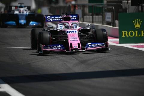 June 22, 2019 - Le Castellet, Provance, France, France - Mexican driver Sergio Perez of English team Racing Point F1 Team Force India driving his single-seater,the RP19, during the 60th edition of the French GP, 8th stage of the Formula 1 World Championship, WM, Weltmeisterschaft in Circuit Paul Ricard, in Le Castelett, France, on June 22, 2019. French GP - Qualifying And press conference, PK, Pressekonferenz - ZUMAn230 20190622_zaa_n230_444 Copyright: xAndreaxDiodatox