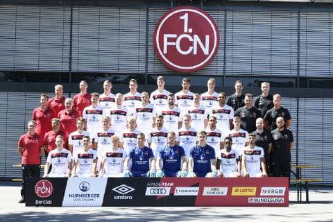 04 07 2019 1 FC Nuremberg FCN Club Season 2019 2012 Photo session Portrait session Team Team squad Team photo Team photo from behind left Florian Klausner Athletics and Reha coach 1 FC Nuremberg FCN Martin Scharrer Goalkeeper coach 1 FC Nuremberg FCN Törles Knöll Knoell 19, 1 FC Nuremberg FCN Georg Margreitter 33, 1 FC Nuremberg FCN Patrick Erras 29, 1 FC Nuremberg FCN Lukas Mühl 28, 1 FC Nuremberg FCN Ondrej Petrak 31, 1 FC Nuremberg FCN Sascha Rurainski Physiotherapist 1 FC Nuremberg FCN Marko Riegel Zeugwart 1 FC Nuremberg FCN 2 row from behind Fabian Gerber 2 Co Trainer 1 FC Nuremberg FCN Maurizio Zoccola Video Analyst 1 FC Nuremberg FCN Alexander Fuchs 35, 1 FC Nürnberg FCN Sebastian Kerk 10, 1 FC Nürnberg FCN Hanno Behrens 18, 1 FC Nürnberg FCN Mikael Ishak 9, 1 FC Nürnberg FCN Lukas Jäger Jaeger 20, 1 FC Nürnberg FCN Paul Philipp Besong 27, 1 FC Nuremberg FCN Gubov Milan Physiotherapist 1 FC Nuremberg FCN James Morgan Physiotherapist 1 FC Nuremberg FCN 2 row from front Damir Canadi coach head coach coach 1 FC Nuremberg FCN Eric Orie Co coach 1 FC Nuremberg FCN Oliver Sorg 25, 1 FC Nürnberg FCN Felix Lohkemper 7, 1 FC Nürnberg FCN Simon Rhein 38, 1 FC Nürnberg FCN Enrico Valentini 22, 1 FC Nürnberg FCN Adam Zrelak 11, 1 FC Nürnberg FCN Kevin Goden 2, 1 FC Nürnberg FCN Fabian Nürnberger 15,