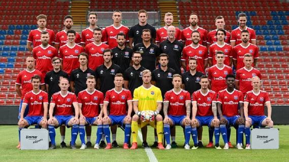 SpVgg Unterhaching 3 League, portrait date 2019 2020, team photo, lower row from left to right Christoph Ehlich, Maximilian Krauß, Alexander Kaltner, Niclas Anspach, Nico Mantl, Luca Marseiler, Maximilian Bauer, Stephan Mensah, Sascha Bigalke, second row by Felix Schröter, Stefan Schwabl Supervisor , Andreas Fischer Physio , Frederik Greve Team Doctor , Felix Schierholt Physio , Georg Wallner Athletics Coach , Sebastian Friedl Co Trainer , Lucas Hufnagl, Max Dombrowka, third row from left Stephan Hain, Jim Patrick Müller, Thomas Hagn, Patrick Irmler Co Trainer , Claus Schromm Head Coach , Steffen Galm Head of Squad Planning , Dominik Stahl, Markus Schwabl, Moritz Heinrich, Upper row from left Paul Grauschopf, Stefan Schimmer, Alexander Winkler, Christoph Greger, Sebastian Wolf Goalkeeper Coach, Jannik Bandowski, Marc Endres, Niclas Stierlin Josef Welzmüller SpVgg Unterhaching 3 League, portrait date 2019 2020, team photo xslx