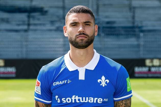 17 07 2019, xfux, football 2 Bundesliga, SV Darmstadt 98, 2 BL, portrait date 2019 2020, team photo photo date, emonline, emspor, deloka, v l Victor Palsson SV Darmstadt 98 Darmstadt