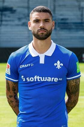 17 07 2019, xfux, football 2 Bundesliga, SV Darmstadt 98, 2 BL, portrait date 2019 2020, team photo photo date, emonline, emspor, deloka, v l Victor Palsson SV Darmstadt 98 Darmstadt