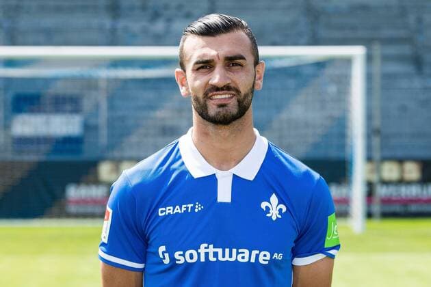 17 07 2019, xfux, football 2 Bundesliga, SV Darmstadt 98, 2 BL, portrait date 2019 2020, team photo photo date, emonline, emspor, deloka, v l Serdar Dursun SV Darmstadt 98 Darmstadt