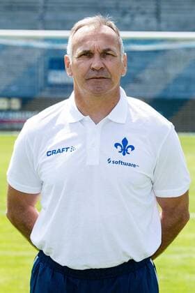 17 07 2019, xfux, football 2 Bundesliga, SV Darmstadt 98, 2 BL, portrait date 2019 2020, team photo photo, emonline, emspor, deloka, v l goalkeeper coach Uwe Zimmermann SV Darmstadt 98 Darmstadt