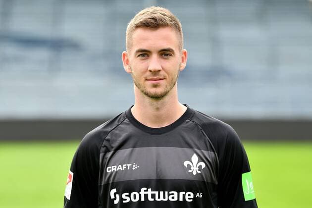 13 09 2019, xfux, football 2 Bundesliga, SV Darmstadt 98, 2 BL, portrait date 2019 2020, team photo photo date, emonline, emspor, deloka, v l Carl Klaus SV Darmstadt 98 Darmstadt