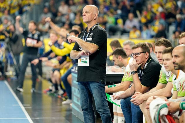 Kai Wandschneider Trainer, Head Coach, HSG Wetzlar , single picture, action, action, 06 10 2019, Mannheim, handball, Bundesliga, Rhein Neckar Löwen HSG Wetzlar xozx