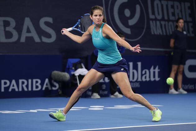 Tennis WTA, Tennis Damen Turnier Luxemburg BGLBNPParibas Open 2019, 20.10.2019, Tennis WTA Turnier Luxemburg, BGLBNPParibas Open 2019, BGL BNP Paribas Open, 2019, Luxemburg, Kockelscheuer, CK Sportcenter, Finale vl: Julia Görges, Julia Goerges (DEU, GER, Deutschland, Germany)