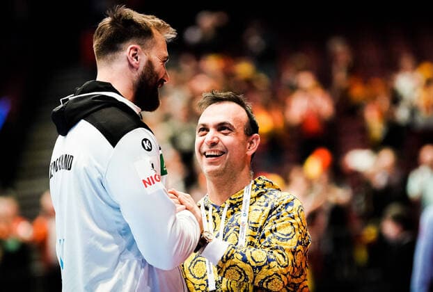 22 01 2020, Wiener Stadthalle, Vienna, AUT, EHF Euro 2020, Germany vs. Czech Republic, main round, group I, in picture Robert Hanning GER Robert Hanning GER during the EHF 2020 European Handball Championship, main round group I match between Germany and Czech Republic at the Wiener Stadthalle in Vienna, Austria on 2020 01 22 Vienna EP_sro