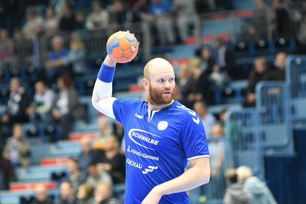 Alexander Becker 45 VfL Gummersbach VfL Gummersbach VfL Luebeck Schwartau, men, 2 League, Liqui Moly Handball Bundesliga, 19 Matchday, 31 01 2020, VfL Gummersbach VfL Luebeck Schwartau, Handball, Liqui Moly 2 Handball Bundesliga, men, season 2019 20 Gummersbach Copyright: xAugstx xEibner-Pressefotox EP_jat