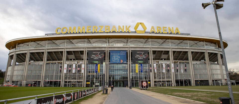 Germany, Frankfurt am Main, Commerzbank Arena, 12 03 2020, emspor, emonline, despor, deonline, Eintracht Frankfurt vs FC Basel 1893, Football, Europa League Image v l No spectators in and around Commerzbank Arena Copyright: HMBxMedia xHeikoxBecker