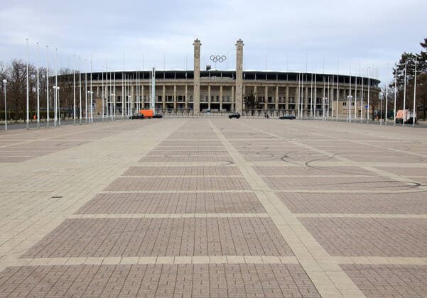 GER, Berlin, Berlin OLympiastadion, Olympic Gate, Olympische Platz 30 03 2020, Berlin, Berlin, GER, Berlin, , in the picture Berlin OLympiastadion, Olympic Gate, Olympische Platz nordphotox xEngler nph00076