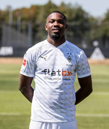 Marcus Thuram BMG Borussia Mönchengladbach Porträttermin 2020 2021 Porträt, Introduction, Präsentation, Press appointment, Football, GER 07 08 2020, Football, Introduction, Präsentation, Press appointment, Football, GER 1 Bundesliga, Season 2020 21, Moenchengladbach Photo Moritz Müller Only for Editorial use