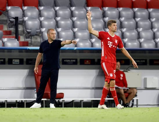 FC Bayern Muenchen Chelsea FC Munich , Germany, 08 08 2020, UEFA Championsleague , Round of 16 return FC Bayern Muenchen Chelsea FC 4 1, Season 2019 2020 Photo Hans Rauchensteiner Photo Rauchensteiner Pool Only for journalistic purposes Only for editorial use UEFA CL regulations prohibit any use of photographs as image sequences and or quasi video reprint fee, Copyright by Foto RAUCHENSTEINER, - D München Allianzarena , Allianz Arena , Allianz Arena , Allianz Arena Bayern Deutschland Poolfoto Hans Rauchensteiner Foto Rauchensteiner Pool ,EDITORIAL USE ONLY