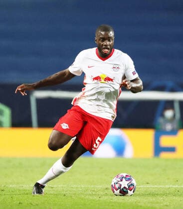 RB Leipzig Atletico Madrid 13 08 2020 Lisbon, 13 08 2020, Estadio Jose Alvalade, Football, UEFA Champions League, Quarterfinal , RB Leipzig vs Atletico Madrid , Im Bild Dayot Upamecano 5, RB Leipzig , UEFA regulations prohibit any use of photographs as image sequences and or quasi video , Only for journalistic use Photo PICTURE POINT S Sunday Poolfoto , Lisbon Lisbon Lisbon Portugal Poolfoto PICTURE POINT ,EDITORIAL USE ONLY