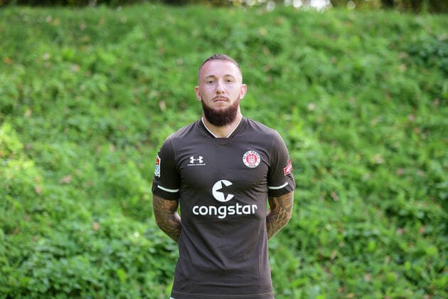 Marvin Knoll St Pauli 17 08 20, Hamburg, Media Day, FC St Pauli, football, GER, season 2020 2021, 2 Bundesliga, team photo appointment, portrait appointment Witters Pool via Thorsten Baering Poolfoto ,EDITORIAL USE ONLY