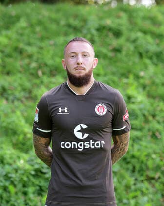 Marvin Knoll St Pauli 17 08 20, Hamburg, Media Day, FC St Pauli, football, GER, season 2020 2021, 2 Bundesliga, team photo appointment, portrait appointment Witters Pool via Thorsten Baering Poolfoto ,EDITORIAL USE ONLY