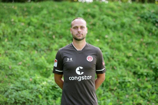 Rico Benatelli St Pauli 17 08 20, Hamburg, Media Day, FC St Pauli, football, GER, season 2020 2021, 2 Bundesliga, team photo appointment, portrait appointment Witters Pool via Thorsten Baering Poolfoto ,EDITORIAL USE ONLY