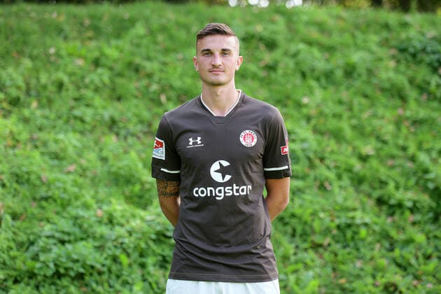 Philipp Ziereis St Pauli 17 08 20, Hamburg, Media Day, FC St Pauli, football, GER, season 2020 2021, 2 Bundesliga, team photo appointment, portrait appointment Witters Pool via Thorsten Baering Poolfoto ,EDITORIAL USE ONLY