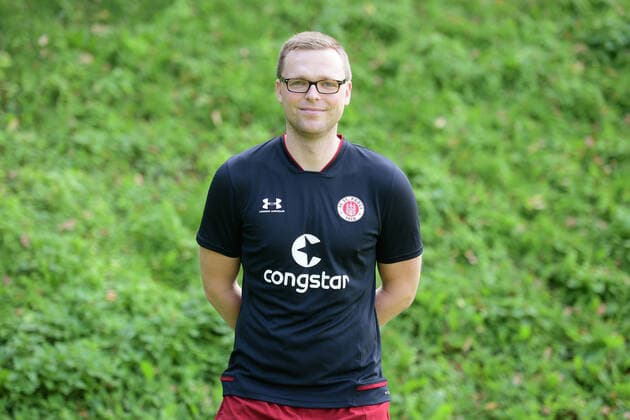 Physiotherapist Dominik Koerner St Pauli 17 08 20, Hamburg, Media Day, FC St Pauli, football, GER, Season 2020 2021, 2 Bundesliga, team photo appointment, portrait appointment Witters Pool via Thorsten Baering Poolfoto ,EDITORIAL USE ONLY
