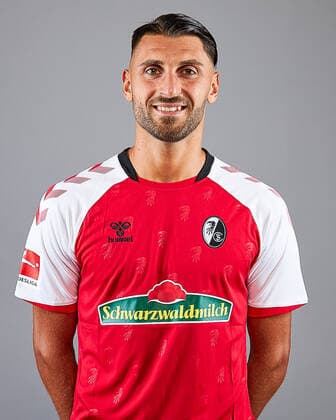 Vincenzo Grifo, GER, SC Freiburg, Bundesliga, 2020 2021, Soccer, 22 08 2020 GER, SC Freiburg, Bundesliga, 2020 2021, Soccer, clipping, shooting, 22 08 2020 Freibrug Copyright: xEibner-Pressefotox EP_SWA