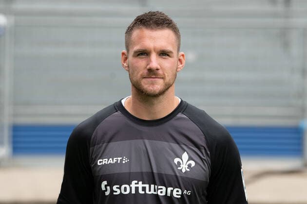 27 08 2020, xfux, Football 2 Bundesliga, SV Darmstadt 98, 2 BL, portrait appointment 2020 2021, photo appointment, emonline, emspor, deloka, v l Marcel Schuhen SV Darmstadt 98 2 BL portrait appointment 2020 2021 Darmstadt