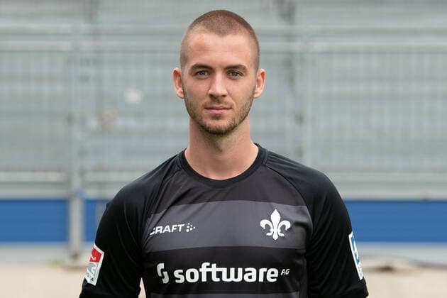 27 08 2020, xfux, Football 2 Bundesliga, SV Darmstadt 98, 2 BL, portrait appointment 2020 2021, photo appointment, emonline, emspor, deloka, v l Carl Klaus SV Darmstadt 98 2 BL portrait appointment 2020 2021 Darmstadt