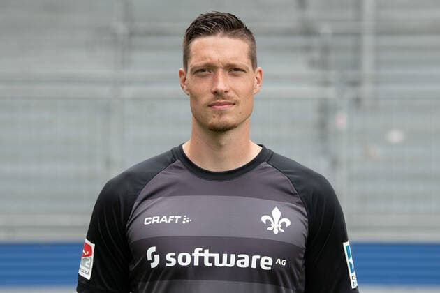 27 08 2020, xfux, Football 2 Bundesliga, SV Darmstadt 98, 2 BL, portrait appointment 2020 2021, photo appointment, emonline, emspor, deloka, v l Florian Stritzel SV Darmstadt 98 2 BL portrait appointment 2020 2021 Darmstadt
