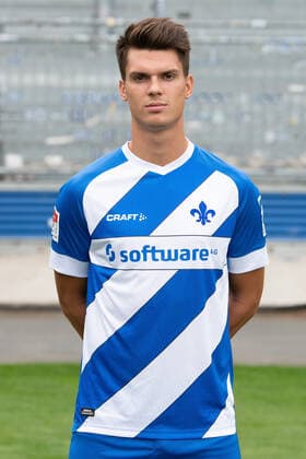 27 08 2020, xfux, Football 2 Bundesliga, SV Darmstadt 98, 2 BL, portrait appointment 2020 2021, photo appointment, emonline, emspor, deloka, v l Mathias Honsak SV Darmstadt 98 2 BL portrait appointment 2020 2021 Darmstadt
