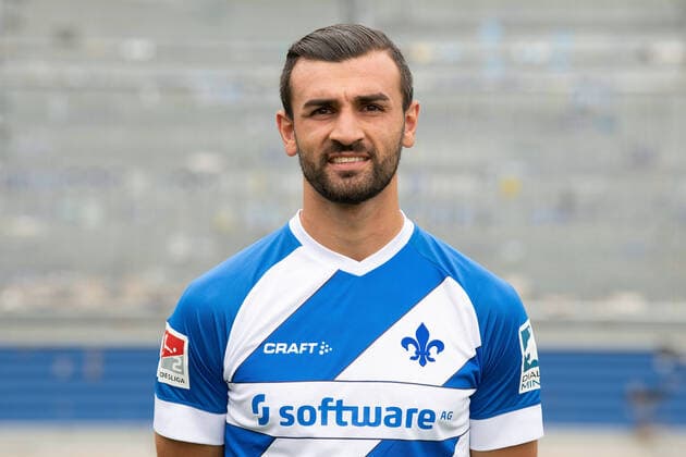27 08 2020, xfux, Football 2 Bundesliga, SV Darmstadt 98, 2 BL, portrait appointment 2020 2021, photo appointment, emonline, emspor, deloka, v l Serdar Dursun SV Darmstadt 98 2 BL portrait appointment 2020 2021 Darmstadt