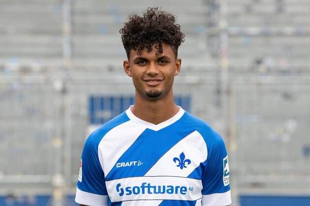 27 08 2020, xfux, Football 2 Bundesliga, SV Darmstadt 98, 2 BL, portrait appointment 2020 2021, photo appointment, emonline, emspor, deloka, v l Aaron Seydel SV Darmstadt 98 2 BL portrait appointment 2020 2021 Darmstadt