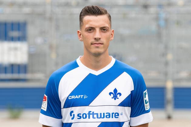 27 08 2020, xfux, Football 2 Bundesliga, SV Darmstadt 98, 2 BL, portrait appointment 2020 2021, photo appointment, emonline, emspor, deloka, v l Nicolai Rapp SV Darmstadt 98 2 BL portrait appointment 2020 2021 Darmstadt