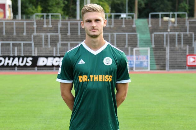at Jannis Reuss, FC Homburg 4, team presentation at FC 08 Homburg, soccer, Regionalliga Southwest, 29 08 20, at Waldstadion Homburg, GER, soccer, Regionalliga Southwest, team presentation and squad portraits of the team of FC 08 Homburg, 29 08 20, Homburg Saar Copyright: xPeterxFranzx Eibner-Pressefotox EP_pfz