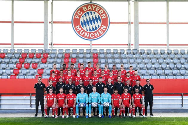 FC Bayern München II 3 Liga, portrait date 2020 2021, team photo, upper row from left Jann Fiete Arp, Bright Arrey Mbi, Chris Richards, Nicolas Feldhahn, Jamie Lawrence, Ivan Mihaljevic, Lenn Jastremski, Malik Tillmann, Josip Stanisic, Daniels Ontuzans Third Row from left Taylor Booth, Jamal Musiala, Kilian Senkbeil, Angelo Stiller, Timo Kern, Maximilian Welzmüller, Maximilian Zaiser, Leon Dajaku, Jannik Rochelt, Mert Yilmaz, Can Karatas Second Row from left Simon Unger Game Analyst , Johannes Behr Game Analyst , Samy Khalfallah Team Manager , Walter Junghans Goalkeeping Coach , Dirk Teschke Co-Trainer , Holger Seitz Head Coach , Jan Philipp Hestermann Athletics Coach , Max Harzmann Physio , Moritz Renker Physio , Carsten Kramer Physio , Jan Philipp Müller Team Doctor , Christian Luthardt Sports Psychologist Lower row from left Dennis Waidner, Alexander Lungwitz, Nicolas Kühn, Michael Wagner, Ron Thorben Hoffmann, Lukas Schneller, Angelo Brückner, Torben Rhein, Angelo Mayer FC Bayern Munich II 3 Liga, portrait date 2020 2021 xslx