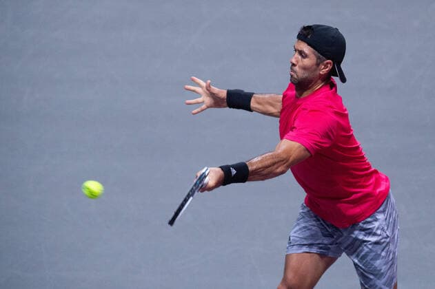 In Fernando VERDASCO ESP , Alexander ZVEREV GER vs Fernando VERDASCO ESP , TENNIS, bett1hulks Indoor, 15 10 2020, GER, TENNIS, ATP TOUR, bet1hulks Indoor, Alexander ZVEREV GER vs Fernando VERDASCO ESP , 15 10 2020 COLOGNE Copyright: xEibnerxPressefotox xBenjaminxSOELZERx EP_BSO