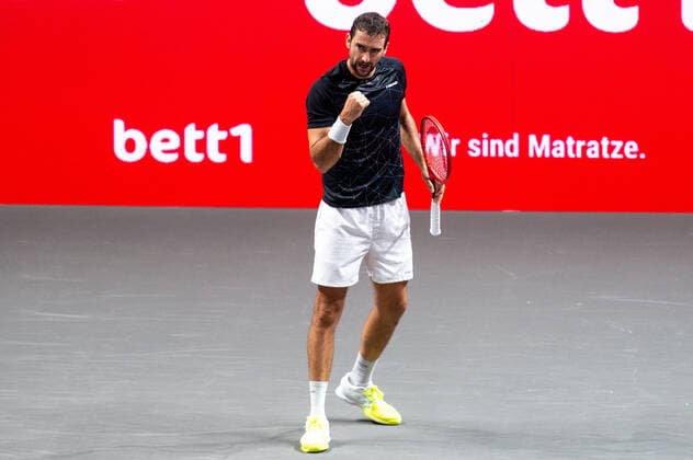 In Marin CILIC CRO , Alejandro DAVIDOVICH FOKINA ESP vs Marin CILIC CRO , TENNIS, bet1hulks Indoor, 15 10 2020, GER, TENNIS, ATP TOUR, bet1hulks Indoor, Alejandro DAVIDOVICH FOKINA ESP vs Marin CILIC CRO , 15 10 2020 KOELN Copyright: xEibnerxPressefotox xBenjaminxSOELZERx EP_BSO