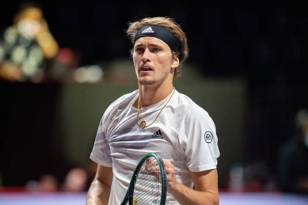 In Alexander ZVEREV GER , Alexander ZVEREV GER vs. Lloyd HARRIS RSA , TENNIS, bett1hulks Indoor, 16 10 2020, GER, TENNIS, ATP TOUR, bett1hulks Indoor, Alexander ZVEREV GER vs. Lloyd HARRIS RSA , 16 10 2020 KOELN Copyright: xEibnerxPressefotox xBenjaminxSOELZERx EP_BSO