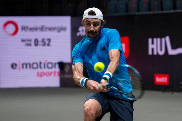 In Jordan THOMPSON OUT, Jordan THOMPSON OUT vs Gilles SIMON FRA, TENNIS, bett1HULKS Championship, 19 10 2020, GER, TENNIS, ATP TOUR, bett1HULKS Championship, Jordan THOMPSON OUT vs Gilles SIMON FRA, 19 10 2020 COLOGNE Copyright: xEibnerxPressefotox xBenjaminxSOELZERx EP_BSO