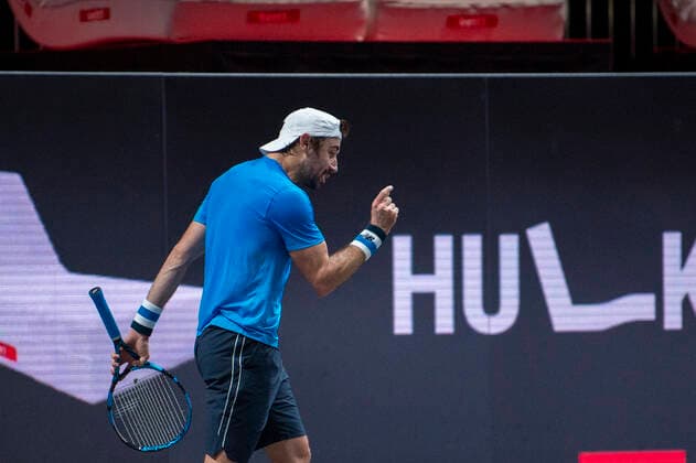 In Jordan THOMPSON OUT, Jordan THOMPSON OUT vs Gilles SIMON FRA, TENNIS, bett1HULKS Championship, 19 10 2020, GER, TENNIS, ATP TOUR, bett1HULKS Championship, Jordan THOMPSON OUT vs Gilles SIMON FRA, 19 10 2020 COLOGNE Copyright: xEibnerxPressefotox xBenjaminxSOELZERx EP_BSO