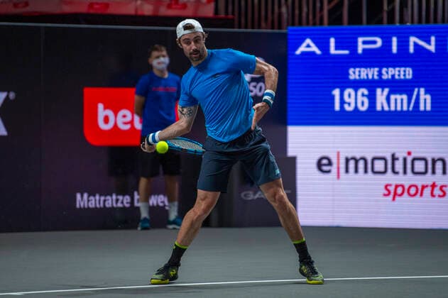 In Jordan THOMPSON OUT, Jordan THOMPSON OUT vs Gilles SIMON FRA, TENNIS, bett1HULKS Championship, 19 10 2020, GER, TENNIS, ATP TOUR, bett1HULKS Championship, Jordan THOMPSON OUT vs Gilles SIMON FRA, 19 10 2020 COLOGNE Copyright: xEibnerxPressefotox xBenjaminxSOELZERx EP_BSO