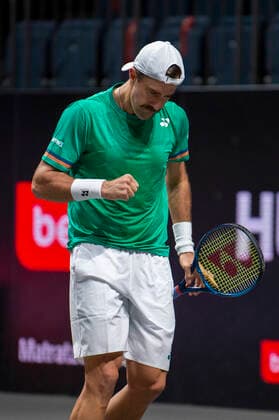 In the Steve JOHNSON USA , Steve JOHNSON USA vs Marin CILIC CRO , TENNIS, bett1HULKS Championship, 19 10 2020, GER, TENNIS, ATP TOUR, bett1HULKS Championship, Steve JOHNSON USA vs Marin CILIC CRO , 19 10 2020 COLOGNE Copyright: xEibnerxPressefotox xBenjaminxSOELZERx EP_BSO