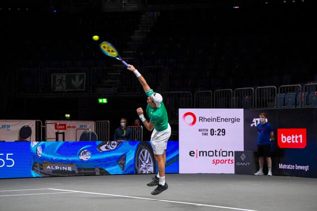 In the Steve JOHNSON USA , Steve JOHNSON USA vs Marin CILIC CRO , TENNIS, bett1HULKS Championship, 19 10 2020, GER, TENNIS, ATP TOUR, bett1HULKS Championship, Steve JOHNSON USA vs Marin CILIC CRO , 19 10 2020 COLOGNE Copyright: xEibnerxPressefotox xBenjaminxSOELZERx EP_BSO
