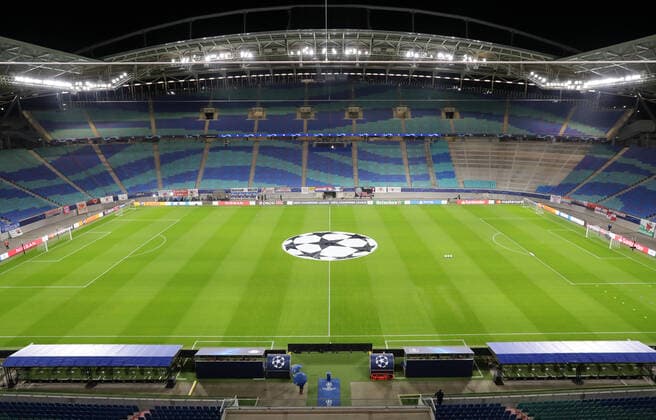 RB Leipzig Basaksehir Istanbul 20 10 2020 Leipzig, 20 10 2020, Red Bull Arena, Football, UEFA Champions League, Group H, 1 Matchday , RB Leipzig vs Basaksehir Istanbul , In picture stadium view , UEFA regulations prohibit any use of photographs as image sequences and or quasi video , For journalistic purposes only Only for editorial use