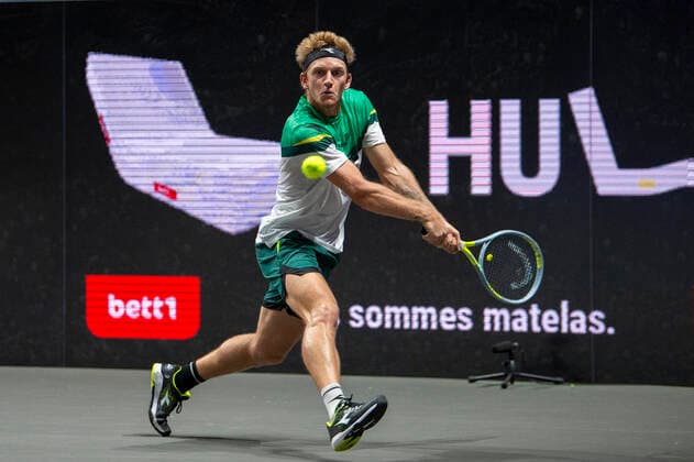 In the Alejandro DAVIDOVICH FOKINA ESP , Steve JOHNSON USA vs Alejandro DAVIDOVICH FOKINA ESP , TENNIS, bett1HULKS Championship, 21 10 2020, GER, TENNIS, ATP TOUR, bett1HULKS Championship, Steve JOHNSON USA vs Alejandro DAVIDOVICH FOKINA ESP , 21 10 2020 COLOGNE Copyright: xEibnerxPressefotox xBenjaminxSOELZERx EP_BSO