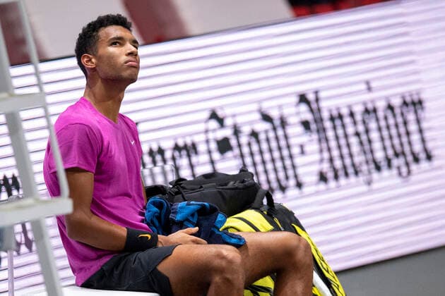 In Felix AUGER ALIASSIME CAN , Egor GERASIMOV BLR vs Felix AUGER ALIASSIME CAN , TENNIS, bett1HULKS Championship, 21 10 2020, GER, TENNIS, ATP TOUR, bett1HULKS Championship, Egor GERASIMOV BLR vs Felix AUGER ALIASSIME CAN , 21 10 2020 COLOGNE Copyright: xEibnerxPressefotox xBenjaminxSOELZERx EP_BSO