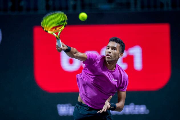 In Felix AUGER ALIASSIME CAN , Egor GERASIMOV BLR vs Felix AUGER ALIASSIME CAN , TENNIS, bett1HULKS Championship, 21 10 2020, GER, TENNIS, ATP TOUR, bett1HULKS Championship, Egor GERASIMOV BLR vs Felix AUGER ALIASSIME CAN , 21 10 2020 COLOGNE Copyright: xEibnerxPressefotox xBenjaminxSOELZERx EP_BSO