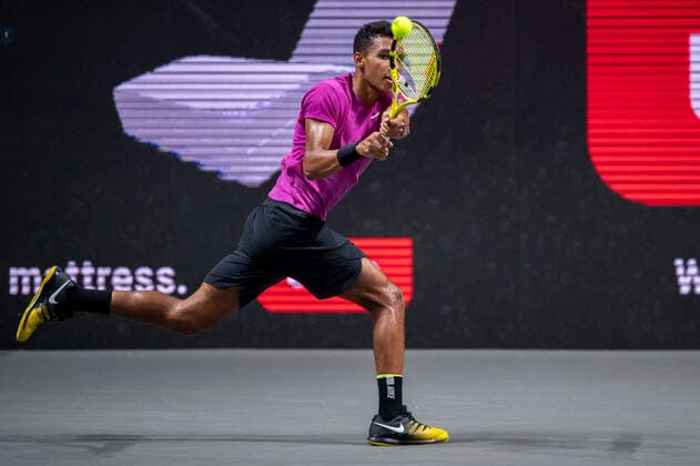 In Felix AUGER ALIASSIME CAN , Egor GERASIMOV BLR vs Felix AUGER ALIASSIME CAN , TENNIS, bett1HULKS Championship, 21 10 2020, GER, TENNIS, ATP TOUR, bett1HULKS Championship, Egor GERASIMOV BLR vs Felix AUGER ALIASSIME CAN , 21 10 2020 COLOGNE Copyright: xEibnerxPressefotox xBenjaminxSOELZERx EP_BSO
